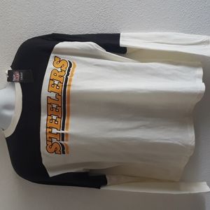 c NEW EARLY PITTSBURGH STEELERS NFL LONG SLEEVE SZ. L PULLOVER SHIRT